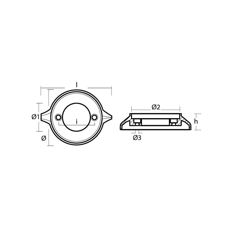 Anode Série VOLVO SINGLE PROP 200 290